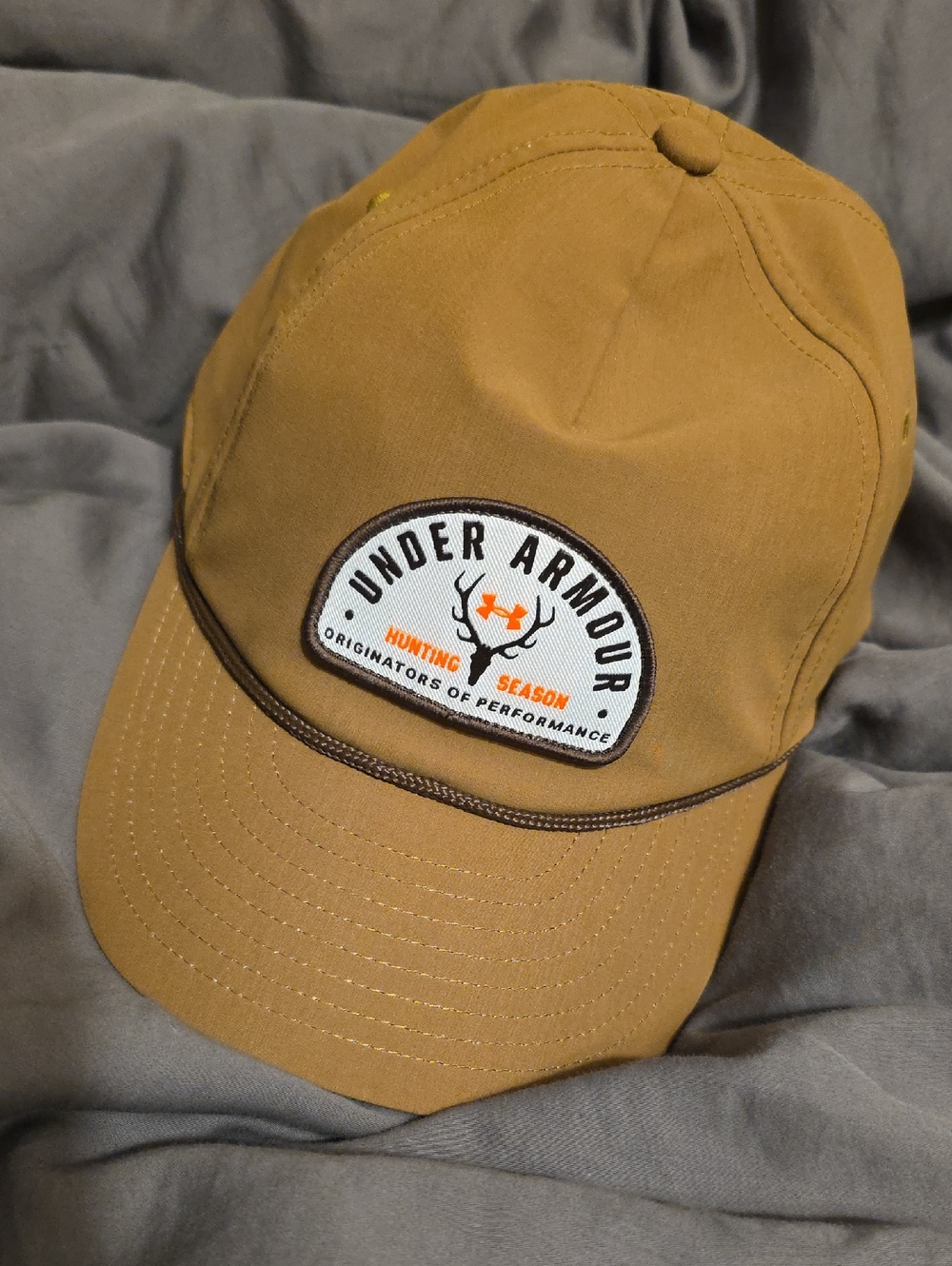 Under Armour Brown/Tan Hunting Patch Baseball Cap